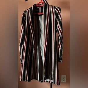 Striped Women's Cardigan/Duster